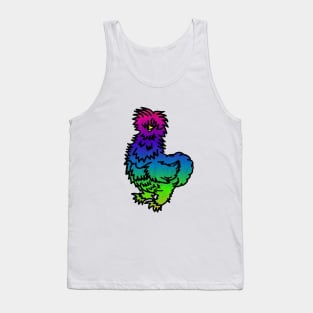 Psychedelic Silkie Chicken Tank Top